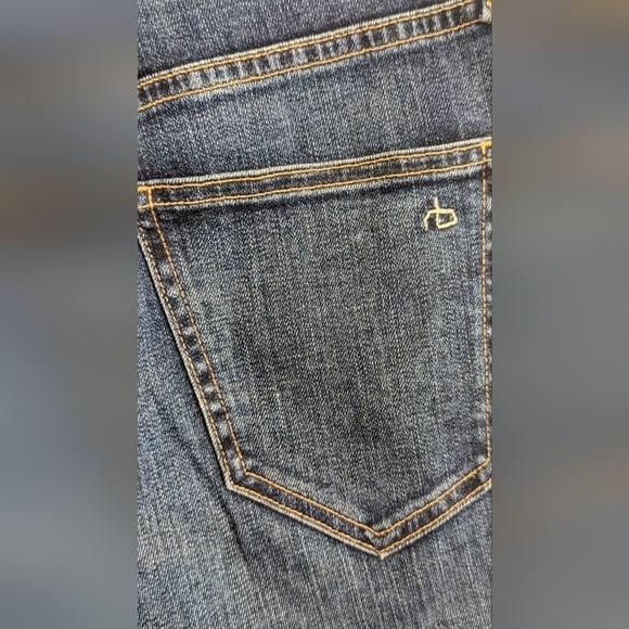 NWOT Rag & Bone high rise no left back pocket as designed in Eddy color - Picture 7 of 16